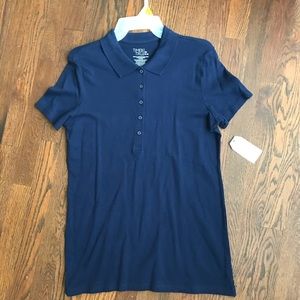 NEW Women’s navy blue polo shirt size M